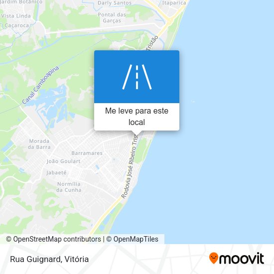 Rua Guignard mapa