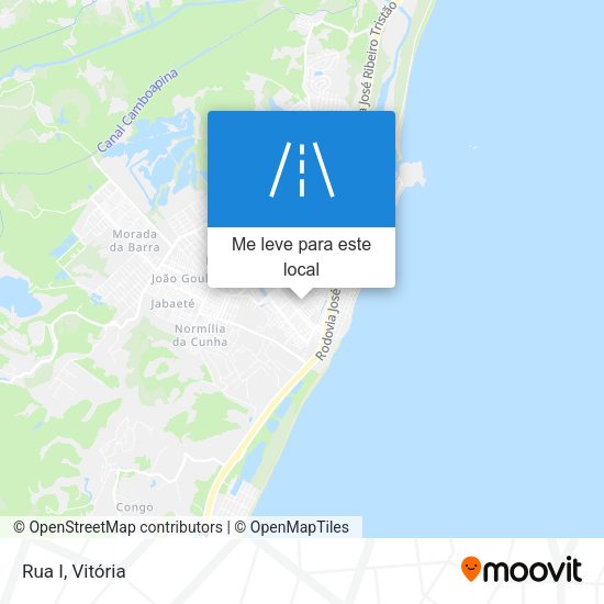 Rua I mapa