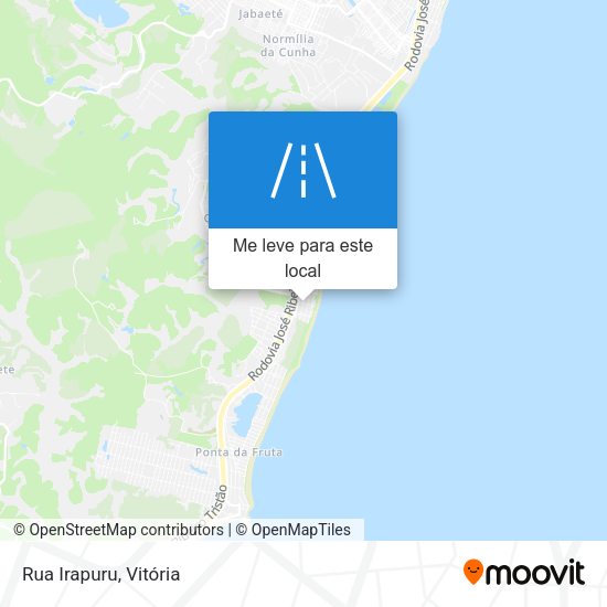 Rua Irapuru mapa