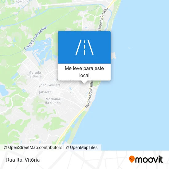 Rua Ita mapa