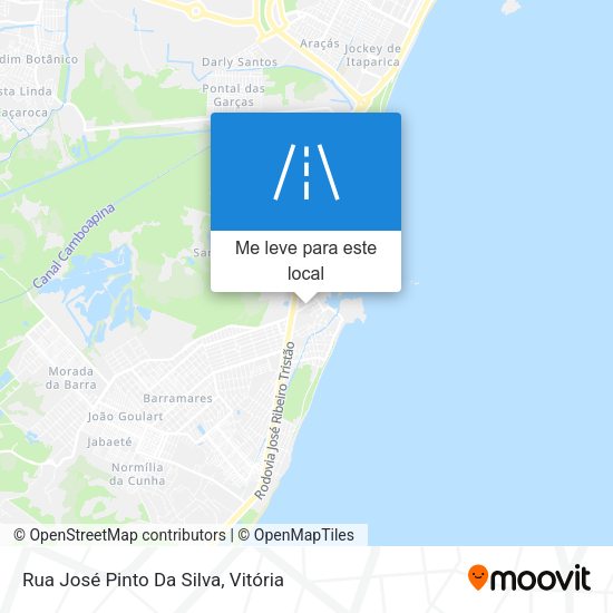 Rua José Pinto Da Silva mapa