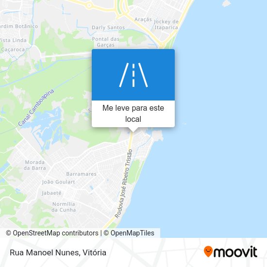 Rua Manoel Nunes mapa
