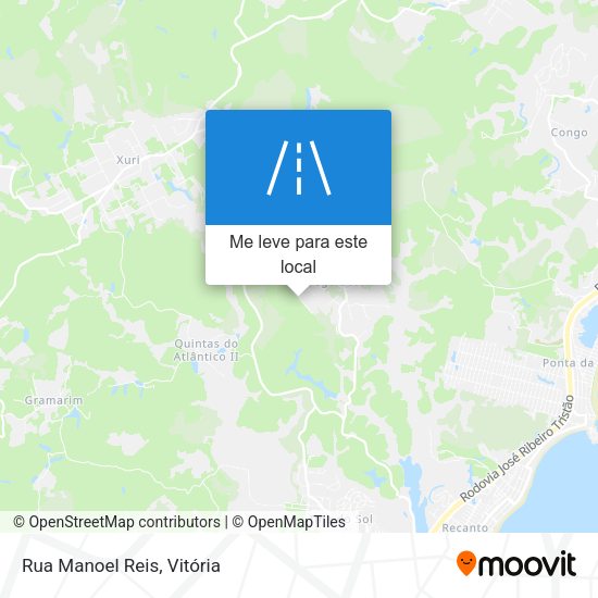Rua Manoel Reis mapa