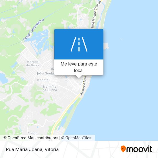Rua Maria Joana mapa