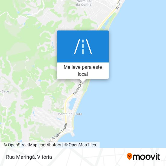 Rua Maringá mapa