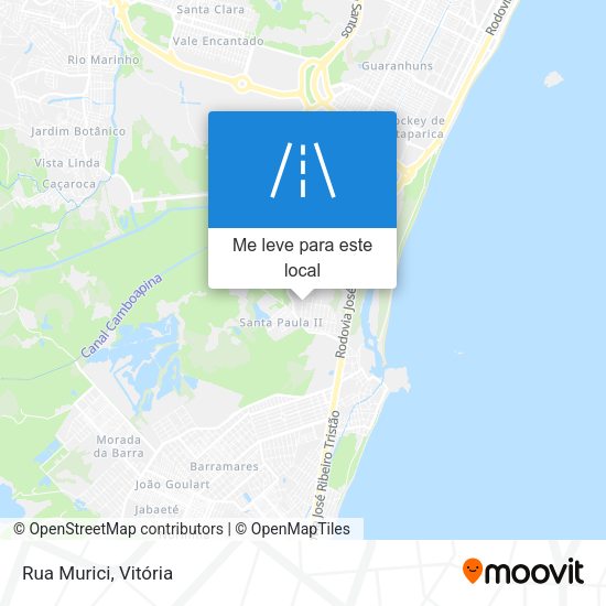 Rua Murici mapa