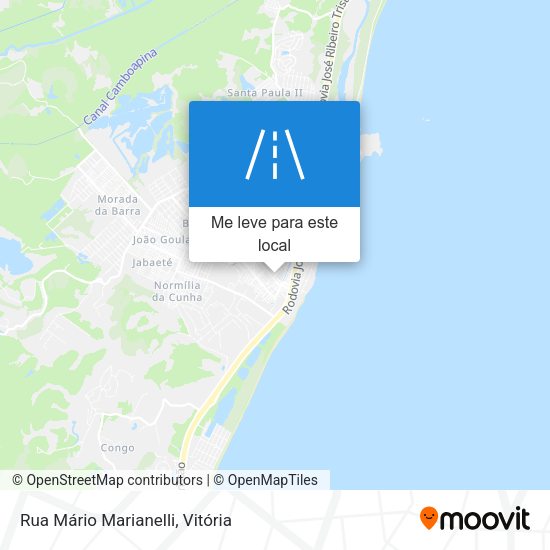 Rua Mário Marianelli mapa