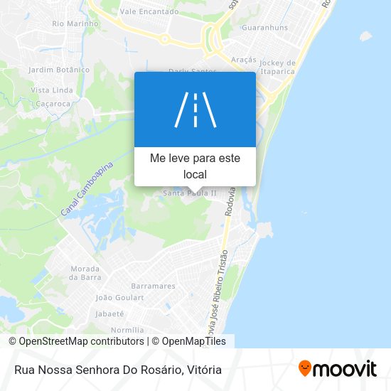 Rua Nossa Senhora Do Rosário mapa