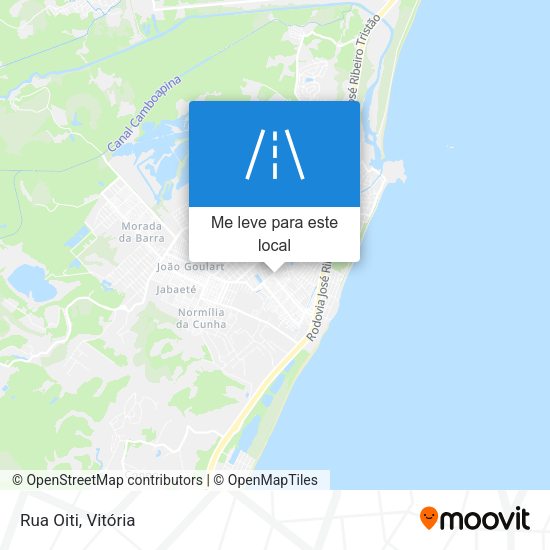 Rua Oiti mapa