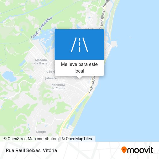 Rua Raul Seixas mapa