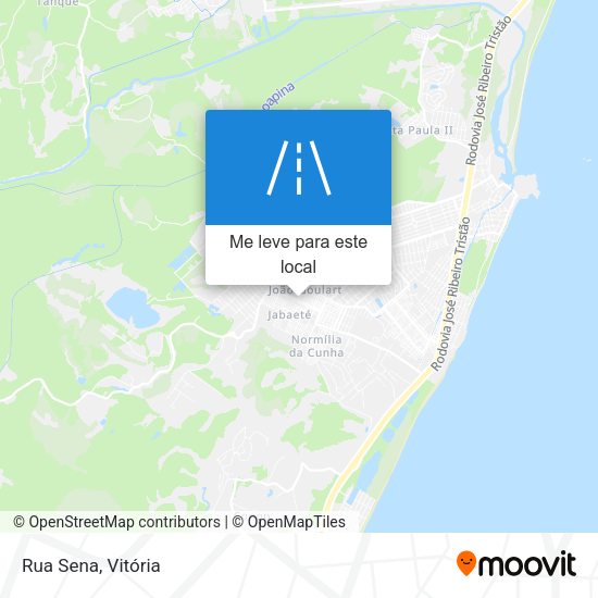 Rua Sena mapa