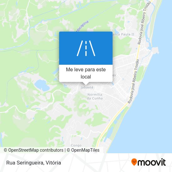 Rua Seringueira mapa