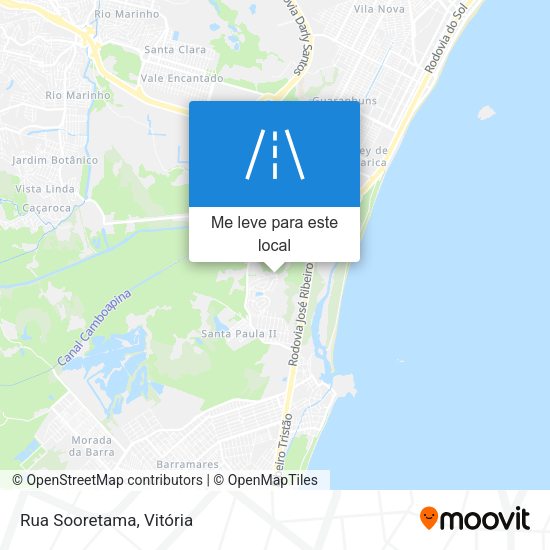 Rua Sooretama mapa