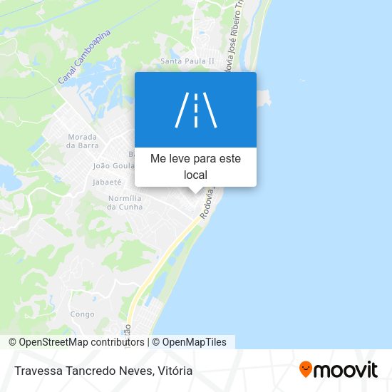 Travessa Tancredo Neves mapa