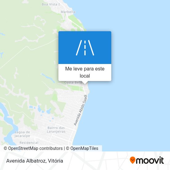 Avenida Albatroz mapa