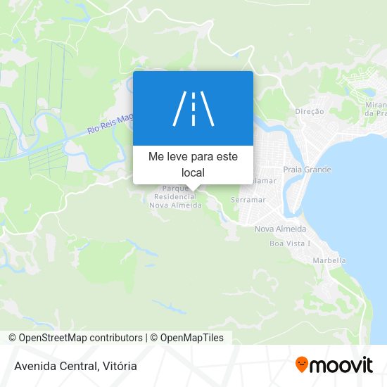 Avenida Central mapa