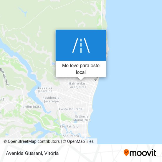 Avenida Guarani mapa