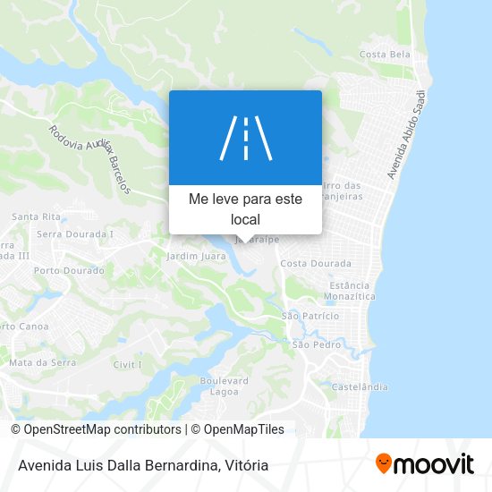 Avenida Luis Dalla Bernardina mapa