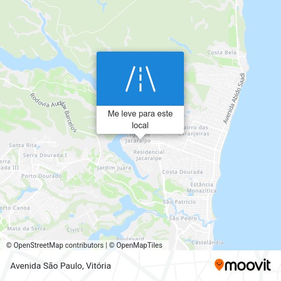 Avenida São Paulo mapa