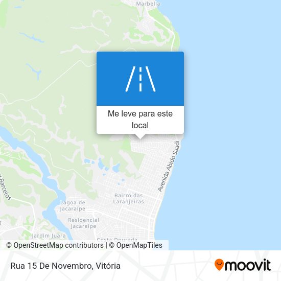 Rua 15 De Novembro mapa