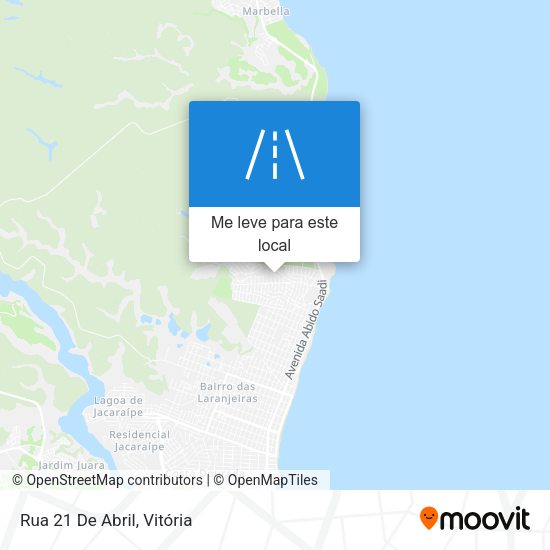 Rua 21 De Abril mapa