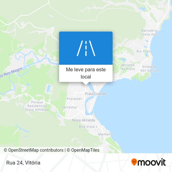 Rua 24 mapa