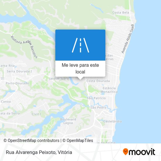Rua Alvarenga Peixoto mapa