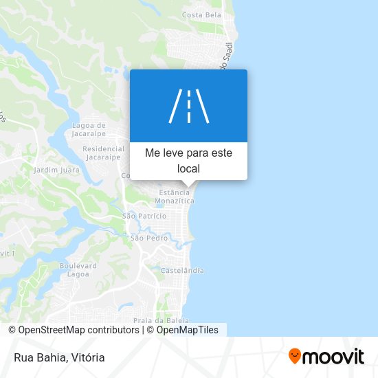 Rua Bahia mapa