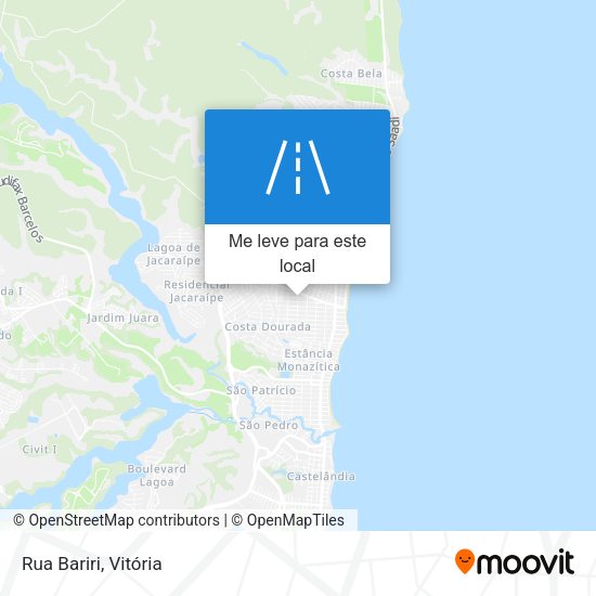 Rua Bariri mapa