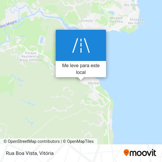 Rua Boa Vista mapa