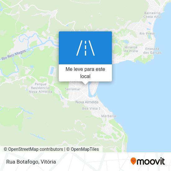 Rua Botafogo mapa