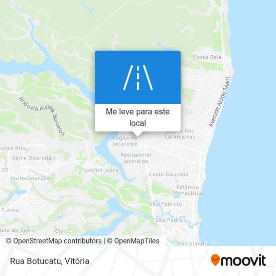 Rua Botucatu mapa