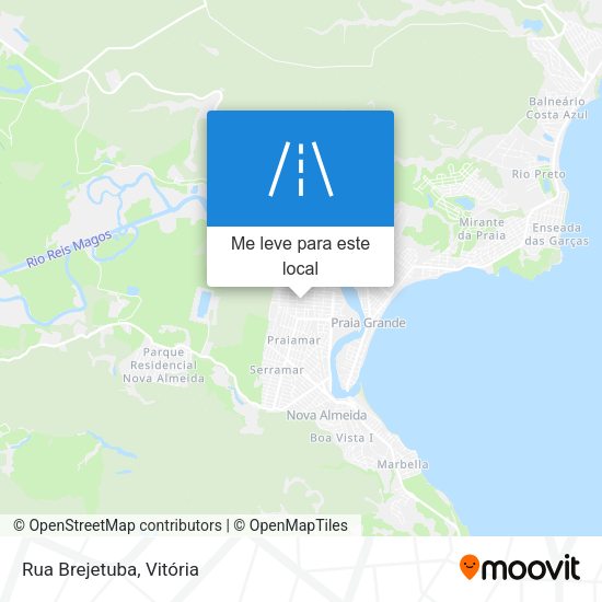 Rua Brejetuba mapa