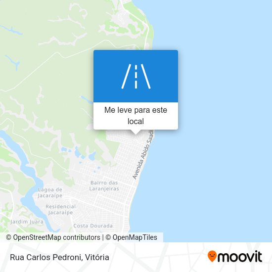 Rua Carlos Pedroni mapa