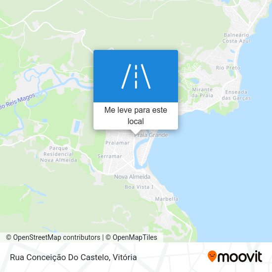 Rua Conceição Do Castelo mapa