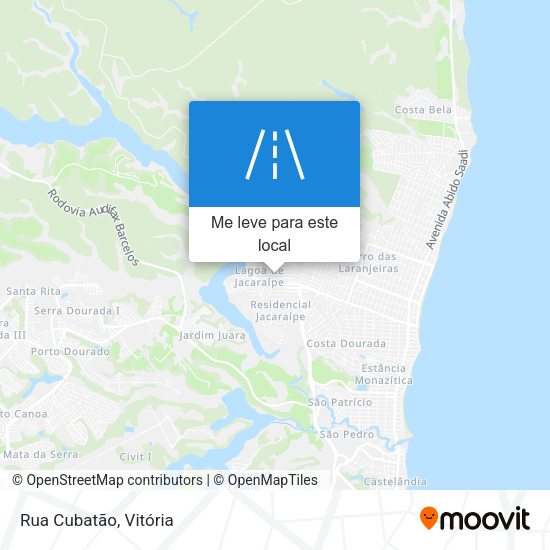 Rua Cubatão mapa