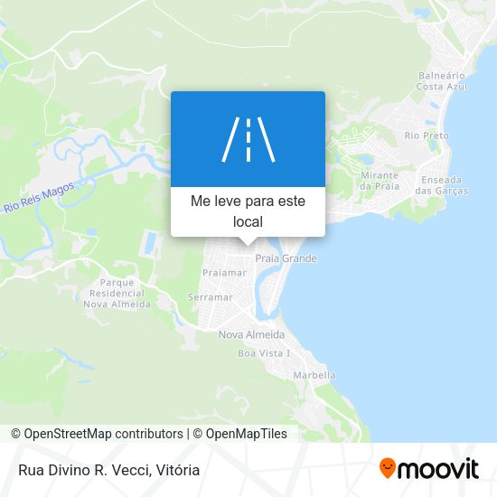 Rua Divino R. Vecci mapa
