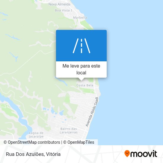 Rua Dos Azulões mapa