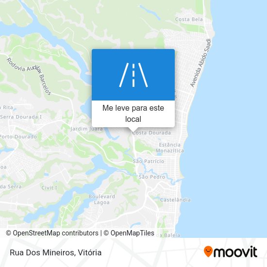 Rua Dos Mineiros mapa