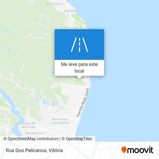 Rua Dos Pelicanos mapa