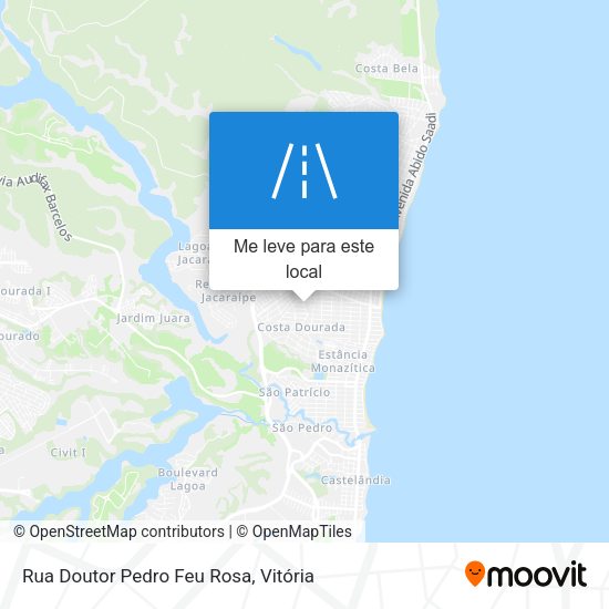Rua Doutor Pedro Feu Rosa mapa