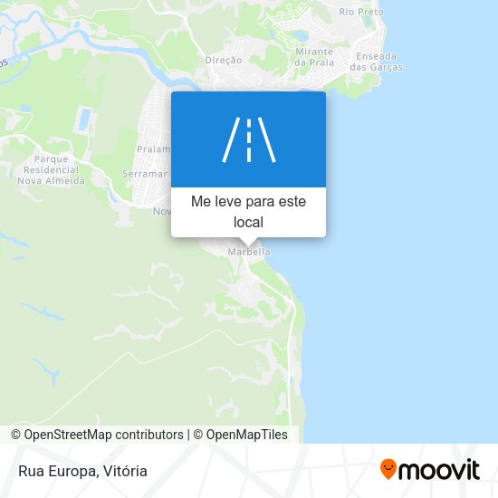 Rua Europa mapa