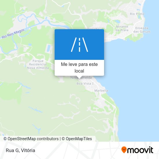 Rua G mapa