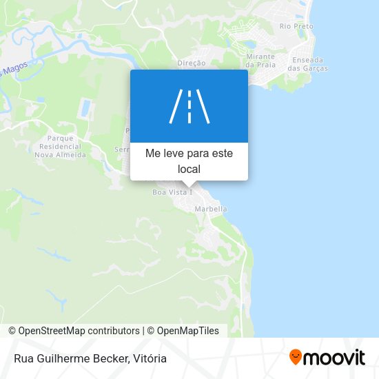 Rua Guilherme Becker mapa
