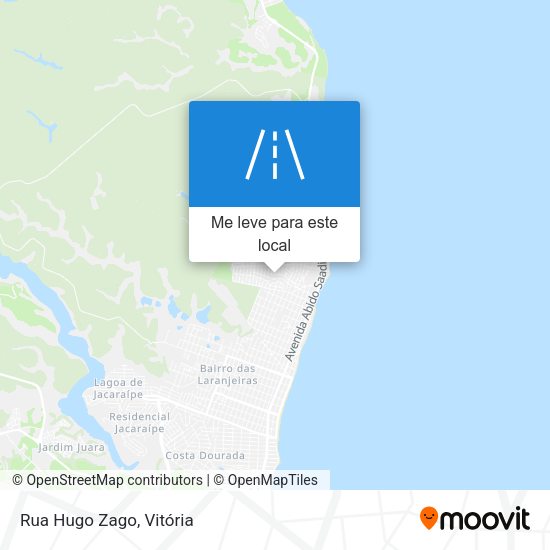 Rua Hugo Zago mapa