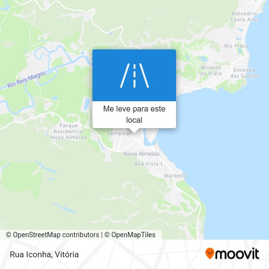Rua Iconha mapa