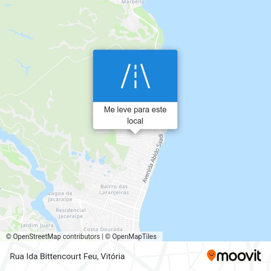Rua Ida Bittencourt Feu mapa
