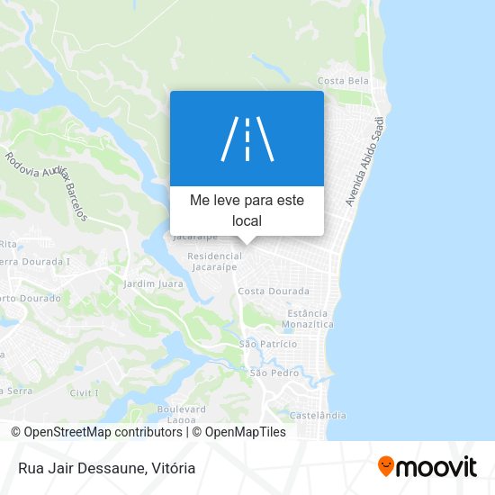 Rua Jair Dessaune mapa