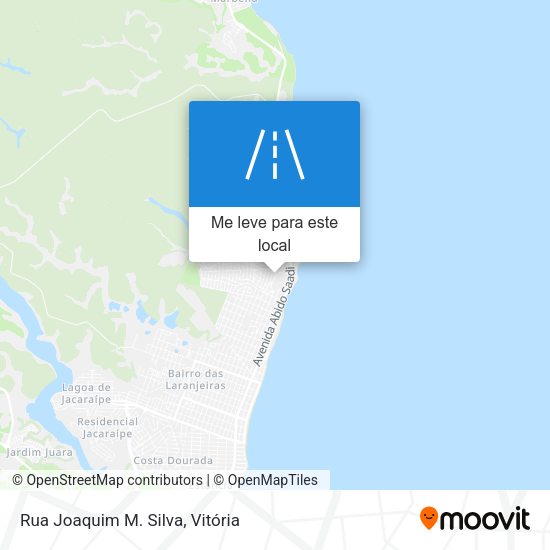 Rua Joaquim M. Silva mapa