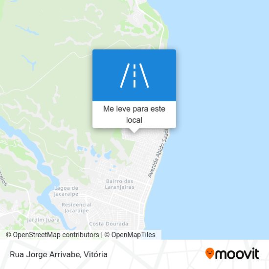 Rua Jorge Arrivabe mapa